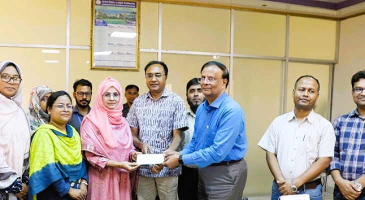 যবিপ্রবির শিক্ষা কল্যাণ ট্রাস্টে ৫০ লক্ষ টাকা  অনুদান
